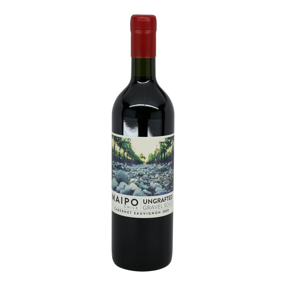 Ungrafted Gravel Soils Cabernet Sauvignon 2022 red wine bottle 750mL from Chile