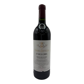 Vega Sicilia Unico Ribera del Duero 2004 red wine bottle 750mL from Spain