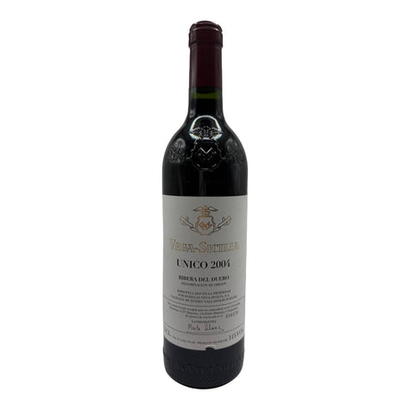 Vega Sicilia Unico Ribera del Duero 2004 red wine bottle 750mL from Spain