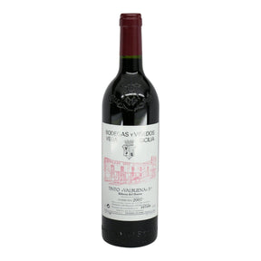 Vega Sicilia Valbuena 5 ano Ribera del Duero 2007 red wine bottle 750mL from Spain