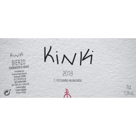 Veronica Ortega Kinki Bierzo 2023 red wine bottle 750mL from Spain