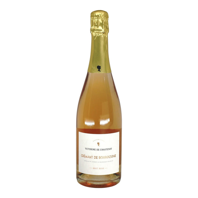 Victorine de Chastenay Cremant de Bourgogne Brut Rose NV bottle 750mL from France