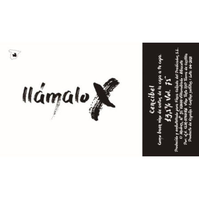 Vinos llamalo X Tierra de Castilla Cencibel 2021 red wine bottle 750mL from Spain