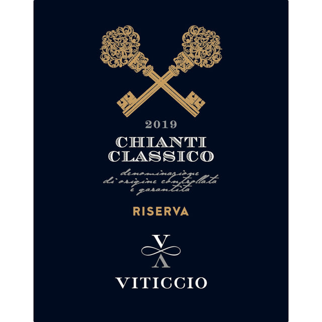 Viticcio Chianti Classico Riserva 2019 red wine bottle 750mL from Italy