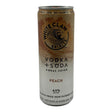 White Claw Peach Flavored Vodka+Soda CAN 355mL bottle from Canada