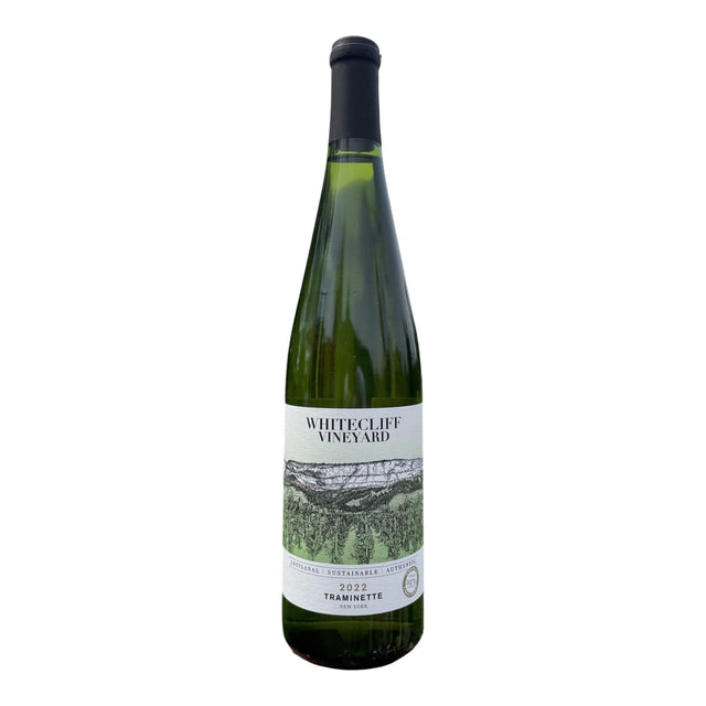 Whitecliff Vineyard Traminette 2022 red wine bottle 750mL from USA