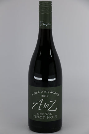 A to Z Pinot Noir 2022 red wine bottle 750mL from USA