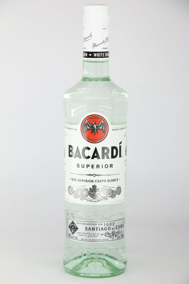 Bacardi Silver Rum 750mL bottle