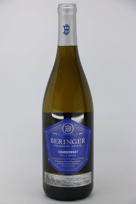 Beringer Founders Estate Chardonnay California 2022 white wine bottle 750mL from USA