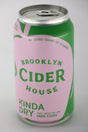 Brooklyn Cider House Kinda Dry Hard Cider CAN 355mL bottle from USA