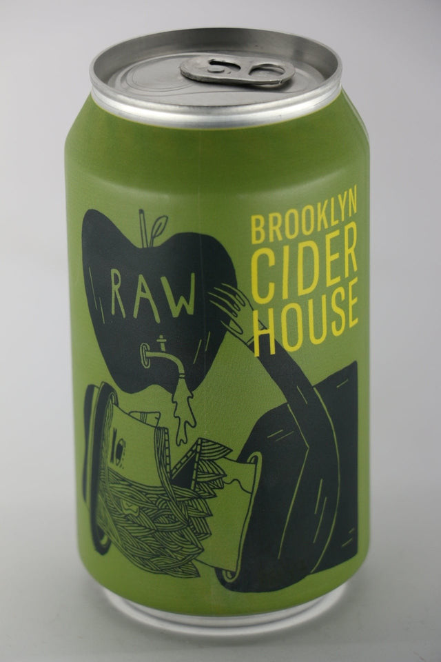 Brooklyn Cider House Raw Hard Cider CAN 355mL bottle from USA