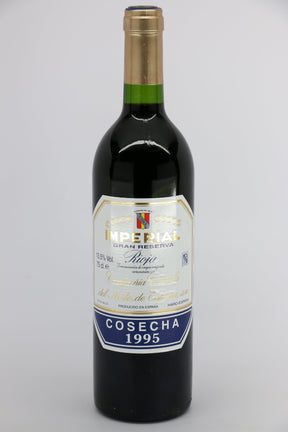 CVNE Imperial Gran Reserva Rioja 1995 red wine bottle 750mL from Spain