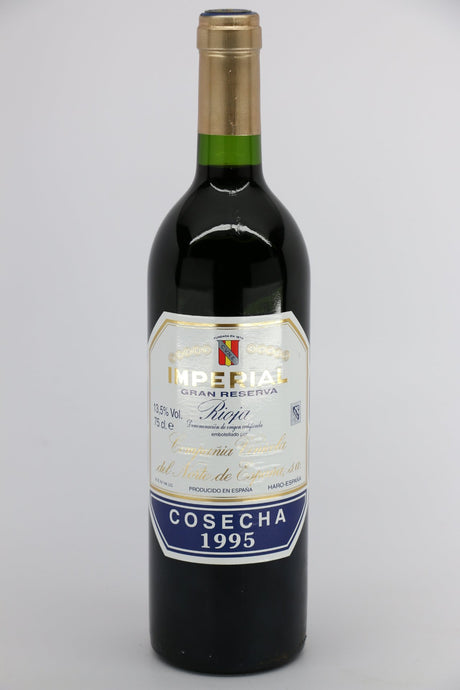 CVNE Imperial Gran Reserva Rioja 1995 red wine bottle 750mL from Spain