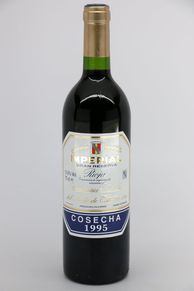 CVNE Imperial Gran Reserva Rioja 1995 red wine bottle 750mL from Spain