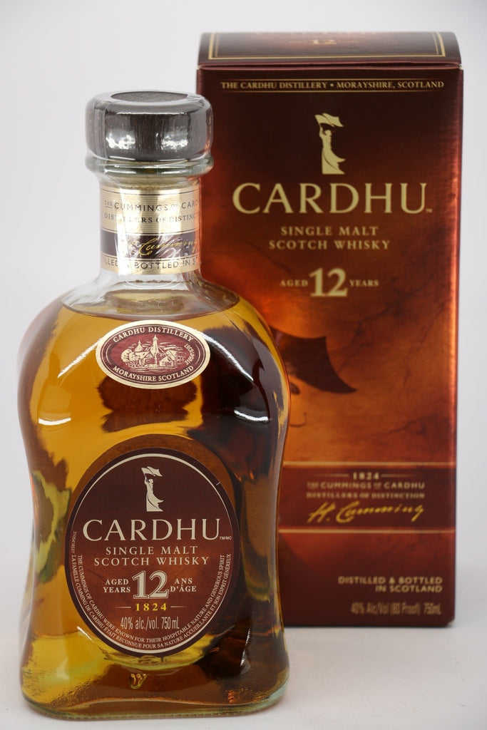 Cardhu 12 Year Old Single Wine, PJ – Malt Scotch 750mL Speyside Whiskey