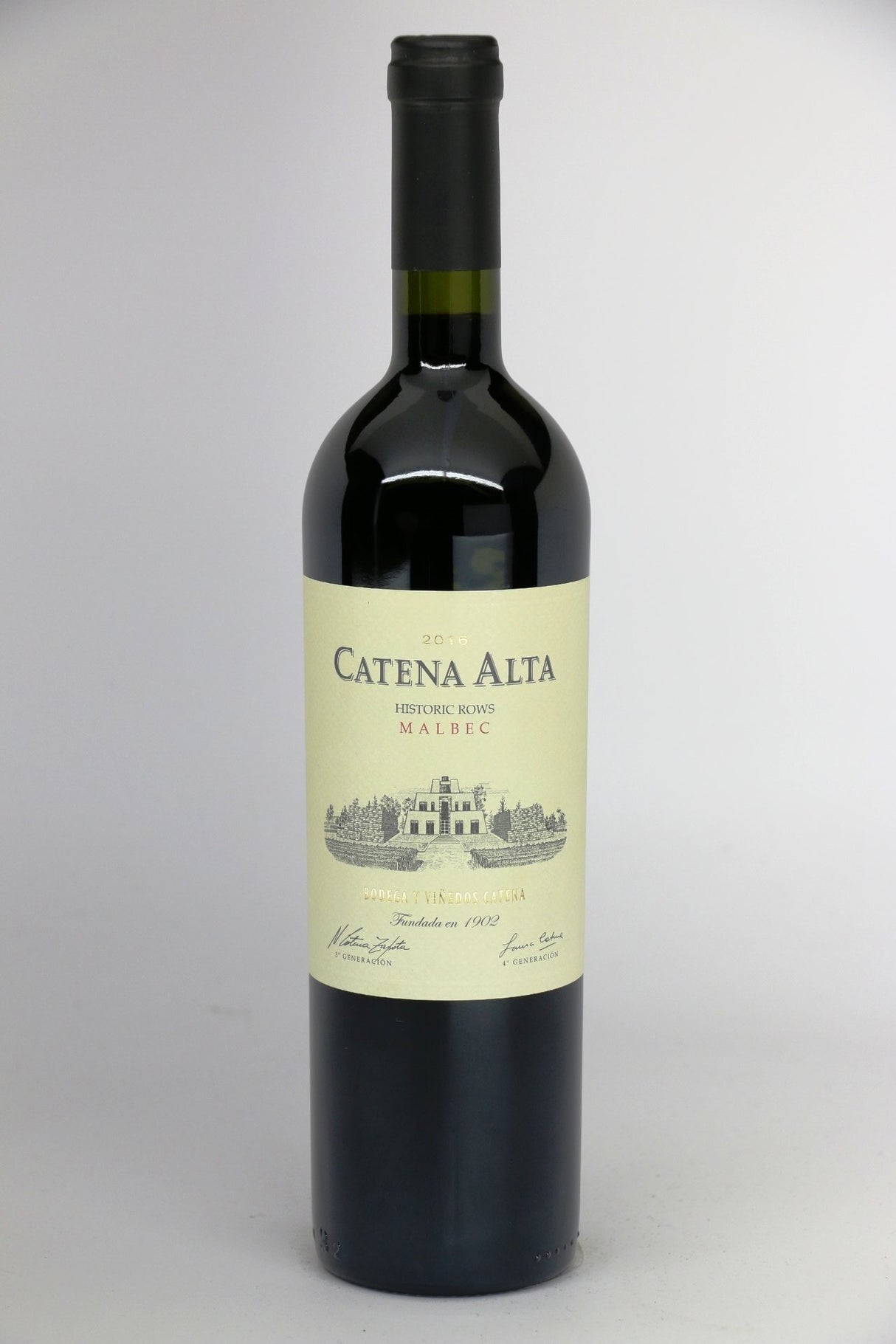 Catena Zapata Alta Malbec 2021 red wine bottle 750mL from Argentina