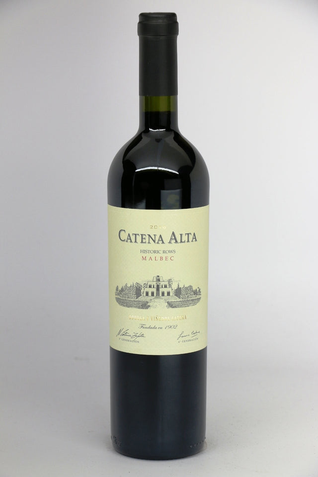 Catena Zapata Alta Malbec 2021 red wine bottle 750mL from Argentina