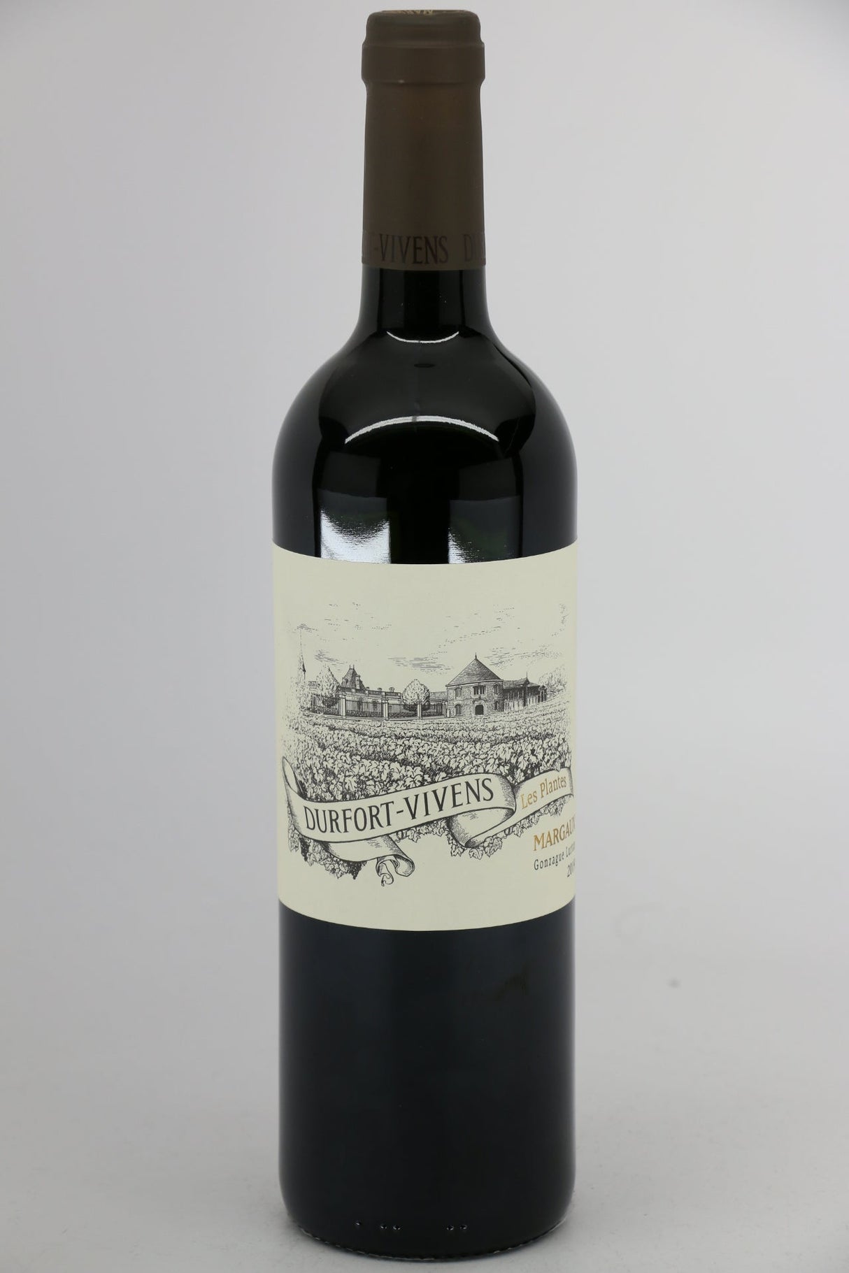 Chateau Durfort Vivens Les Plantes Margaux 2020 red wine bottle 750mL from France