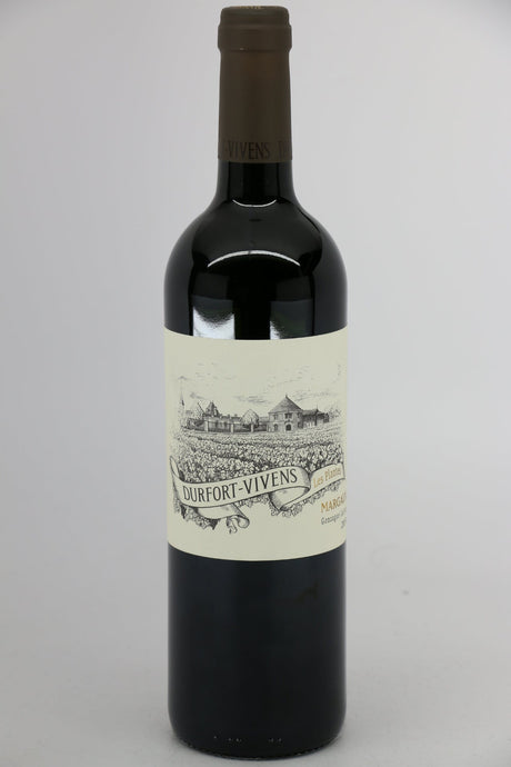 Chateau Durfort Vivens Les Plantes Margaux 2020 red wine bottle 750mL from France