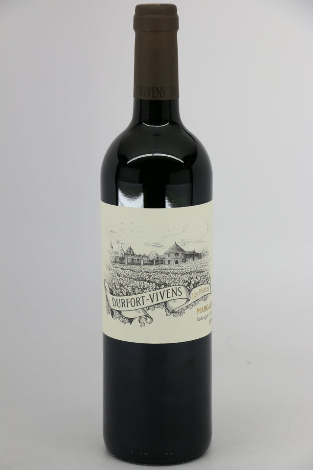 Chateau Durfort Vivens Les Plantes Margaux 2020 red wine bottle 750mL from France