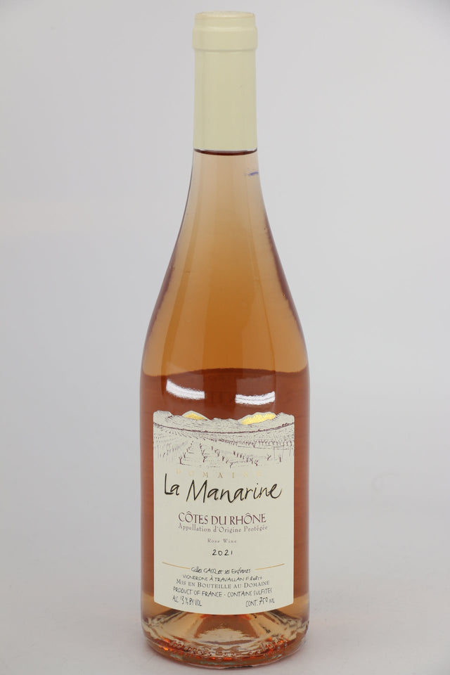 Domaine La Manarine Cotes du Rhone Rose 2024 bottle 750mL from France