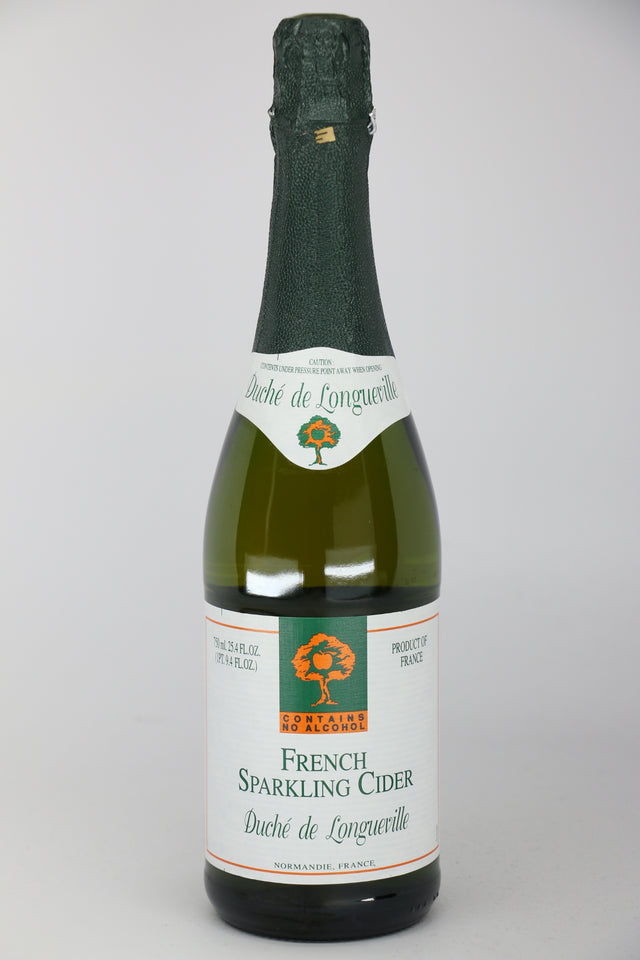 Duche de Longueville Sparkling Cider Non Alcoholic NV hard cider bottle 750mL from France