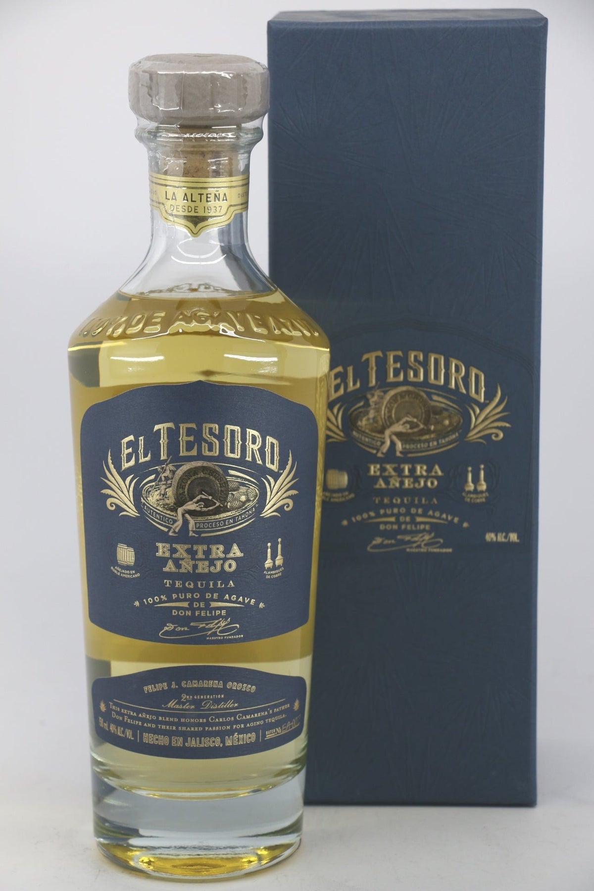 El Tesoro Extra Anejo Tequila 750mL PJ Wine, Inc.