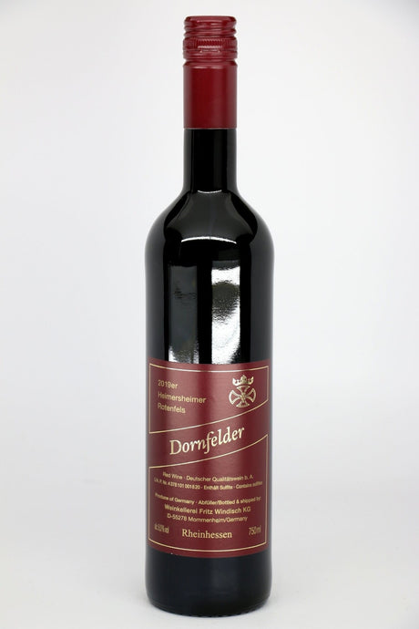 Fritz Windisch Heimersheimer Rotenfels Dornfelder 2024 red wine bottle 750mL from Germany