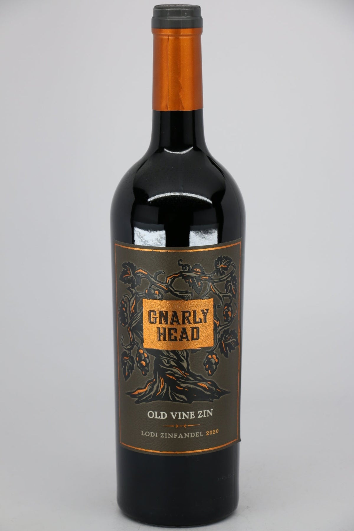 Gnarly Head Old Vine Lodi Zinfandel 2022 red wine bottle 750mL from USA