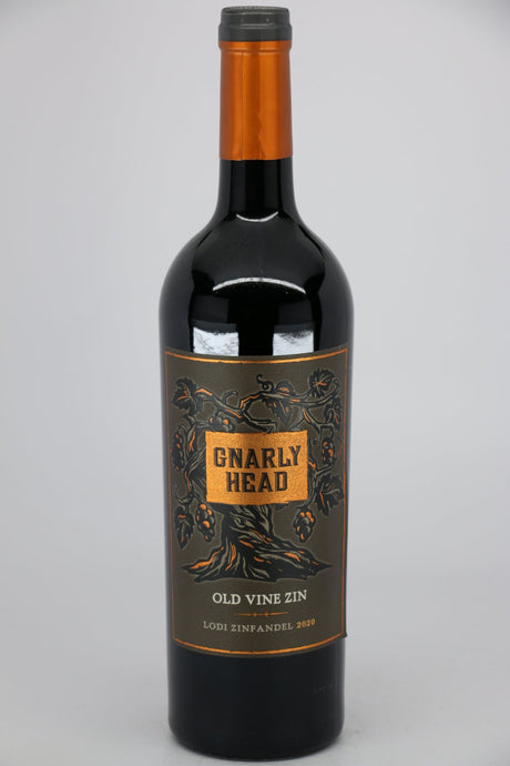 Gnarly Head Old Vine Lodi Zinfandel 2022 red wine bottle 750mL from USA