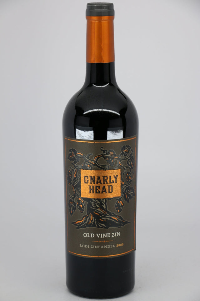 Gnarly Head Old Vine Lodi Zinfandel 2022 red wine bottle 750mL from USA