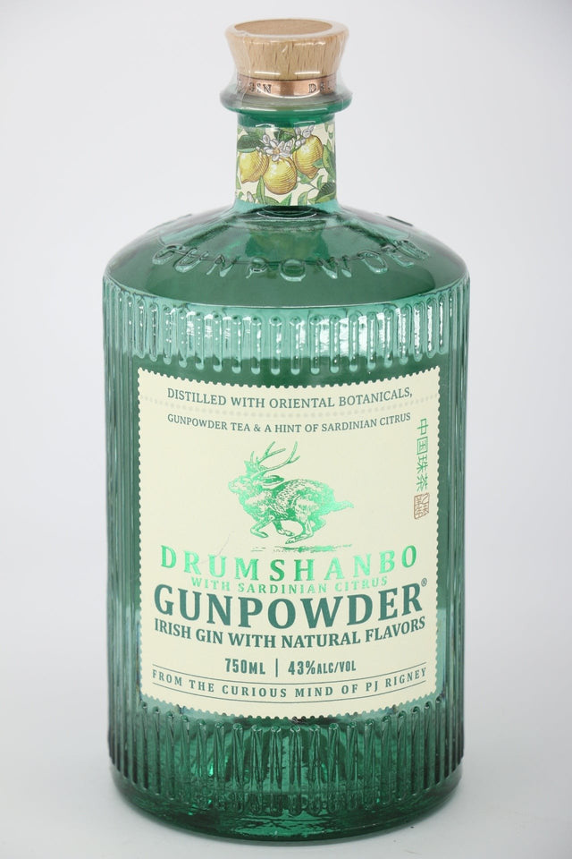 Drumshanbo Gunpowder Sardinian Citrus Flavored Irish Gin 750mL bottle from Ireland