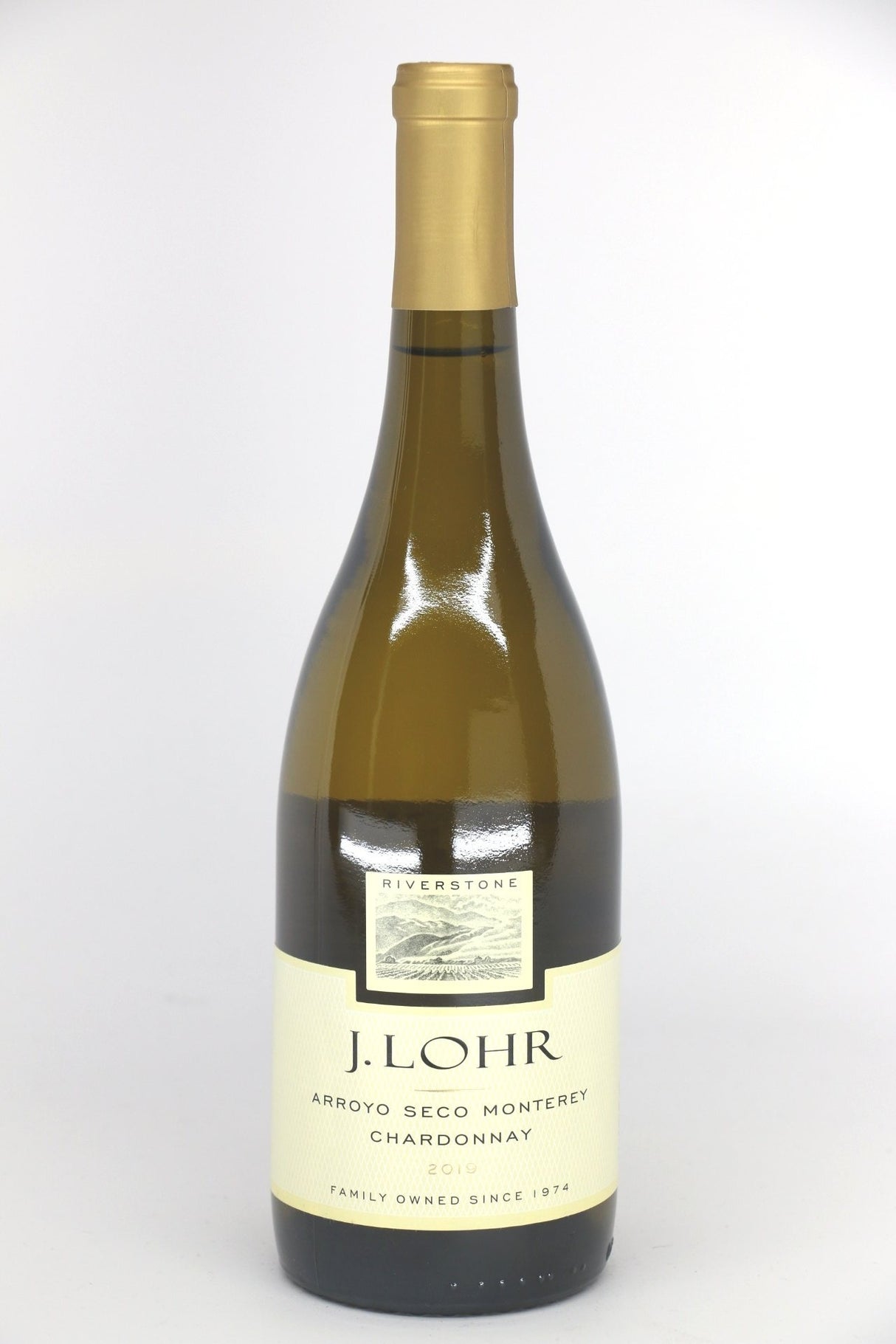 J. Lohr Riverstone Chardonnay Arroyo Seco Monterey 2022 white wine bottle 750mL from USA