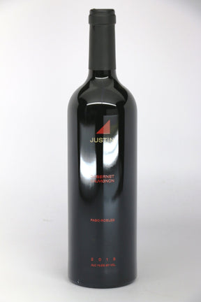 Justin Paso Robles Cabernet Sauvignon 2021 red wine bottle 750mL from USA