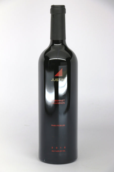 Justin Paso Robles Cabernet Sauvignon 2021 red wine bottle 750mL from USA