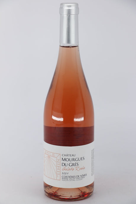Chateau Mourgues Du Gres Costieres de Nimes Galets Rose 2023 bottle 750mL from France
