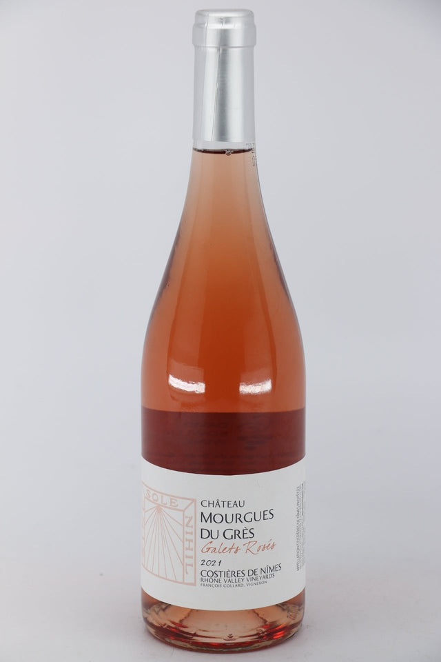 Chateau Mourgues Du Gres Costieres de Nimes Galets Rose 2023 bottle 750mL from France