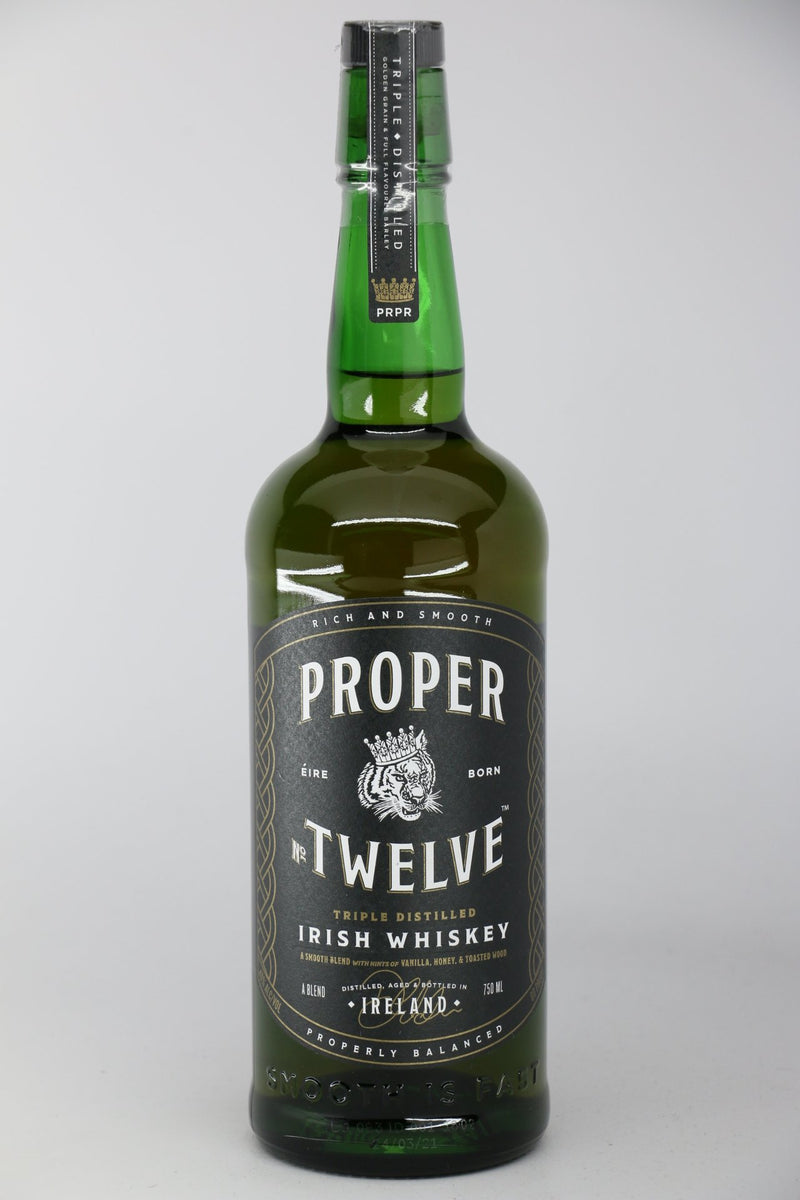 Proper Twelve Irish Whiskey 750ml Pj Wine Inc 4175