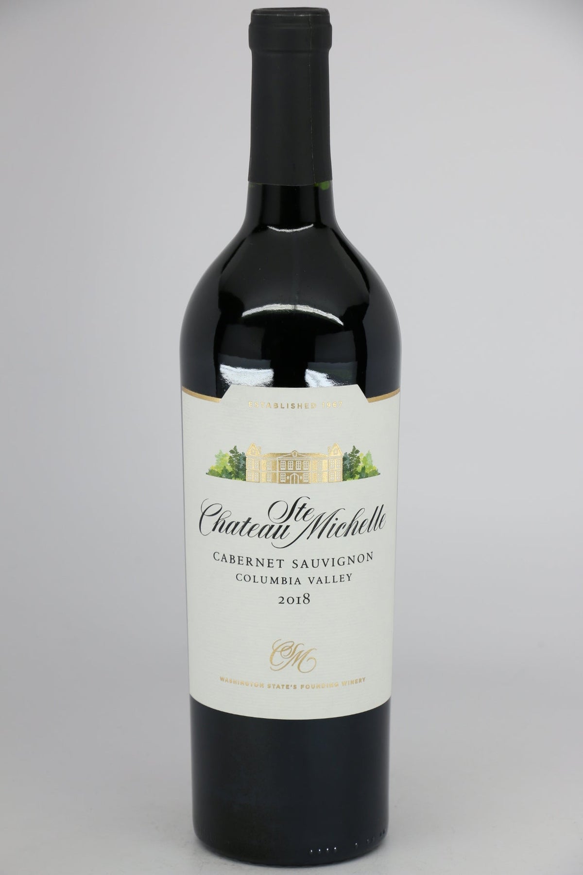 Chateau Ste. Michelle Columbia Valley Cabernet Sauvignon 2021 red wine bottle 750mL from USA