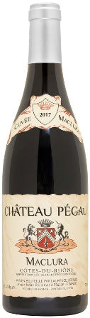 Chateau Pegau Maclura Cotes du Rhone Rouge 2019 bottle from France