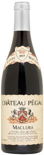 Chateau Pegau Maclura Cotes du Rhone Rouge 2019 bottle from France