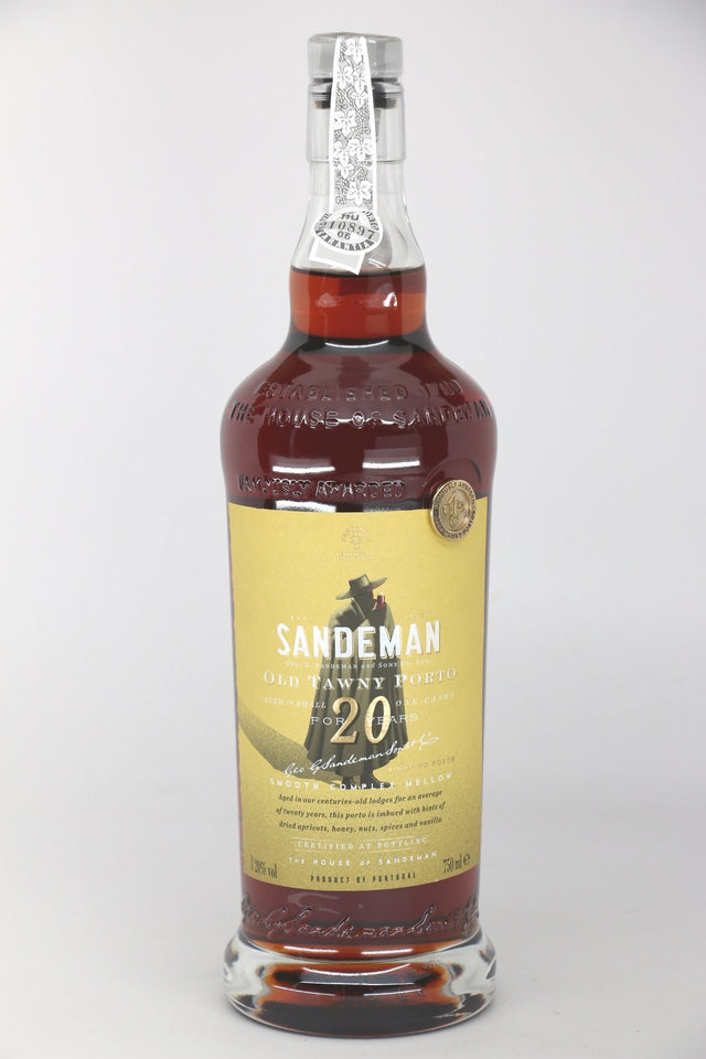 Sandemans Tawny Port 20 Year bottle 750mL from Portugal